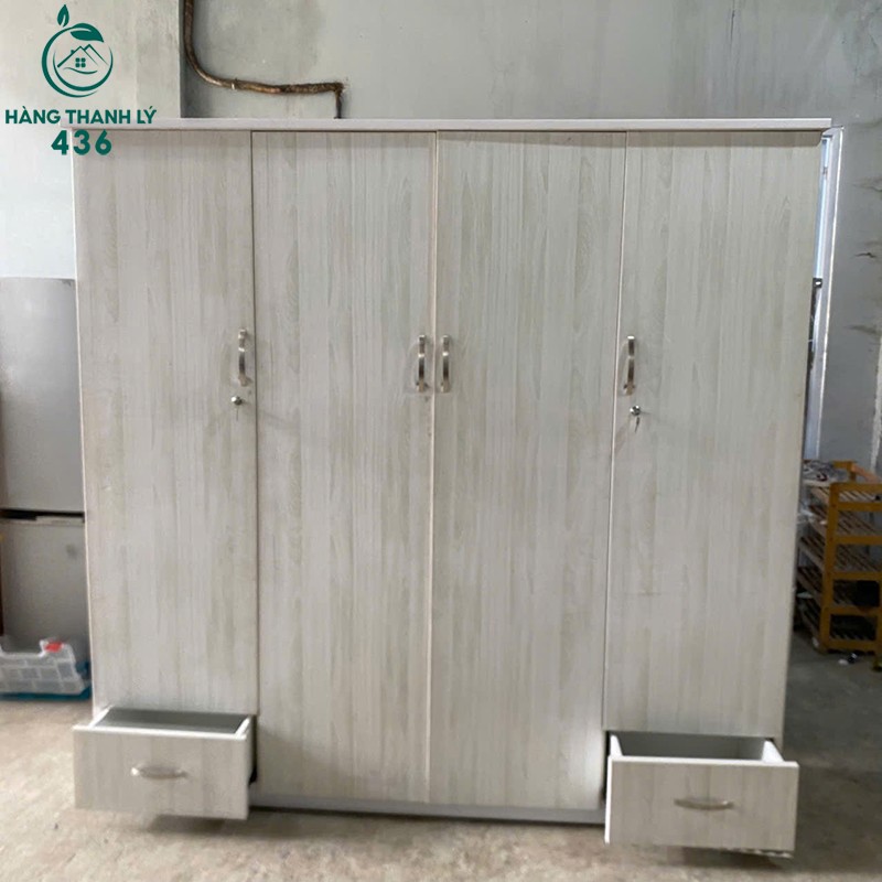 Tủ Quần Áo Nhựa Cũ 4 Cánh Có 2 Hộc Kéo tu-quan-ao-nhua-cu-4-canh-co-2-hoc-keo-3 Tủ Quần Áo Nhựa Cũ 4 Cánh Có 2 Hộc Kéo