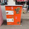 Tủ Quần Áo Nhựa Cũ Phối Màu Cam Trắng