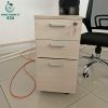 Tủ Tài Liệu Ba Hộc Cũ Có Bánh Xe