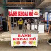 Xe Khoai Mỡ Chiên Cũ Khung Inox Có Kính 1m3